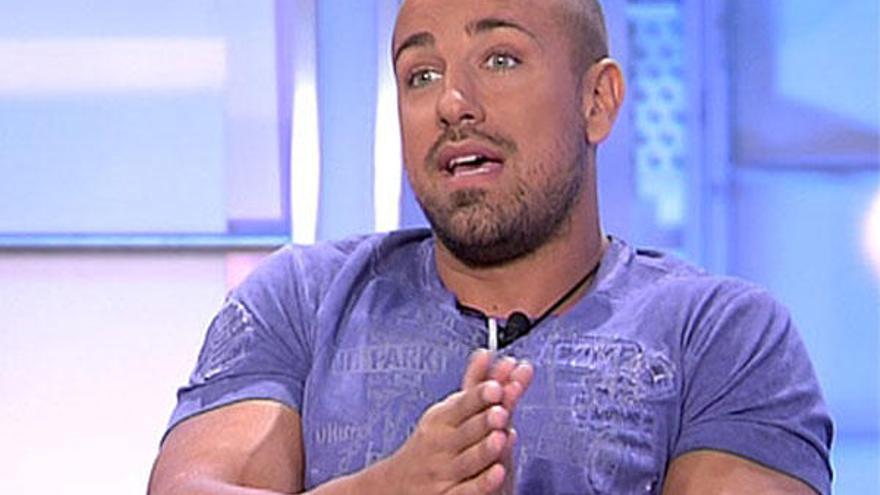 Rafa Mora, en un programa de televisión.