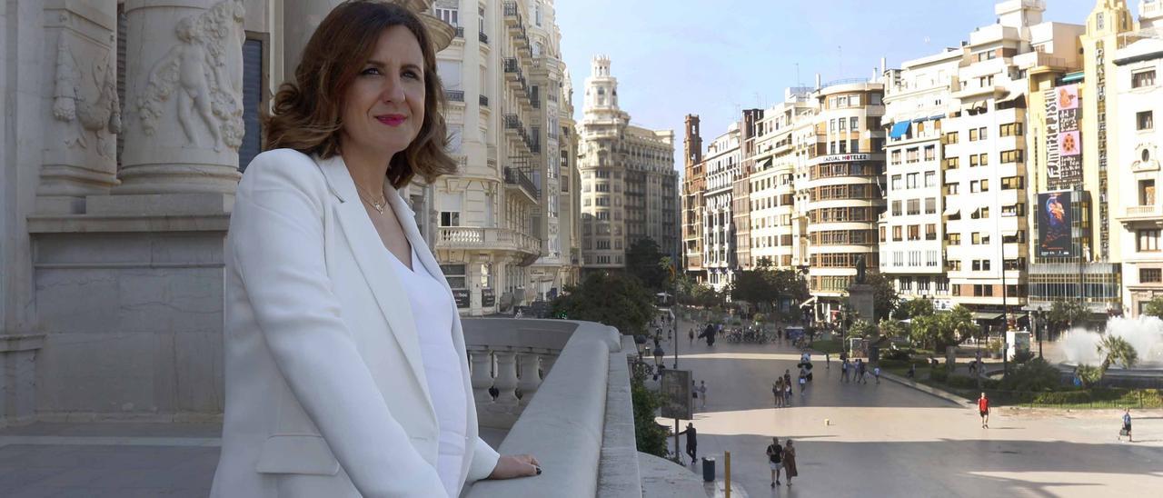 María José Catalá concede su primera entrevista como alcaldesa de València a Levante-EMV