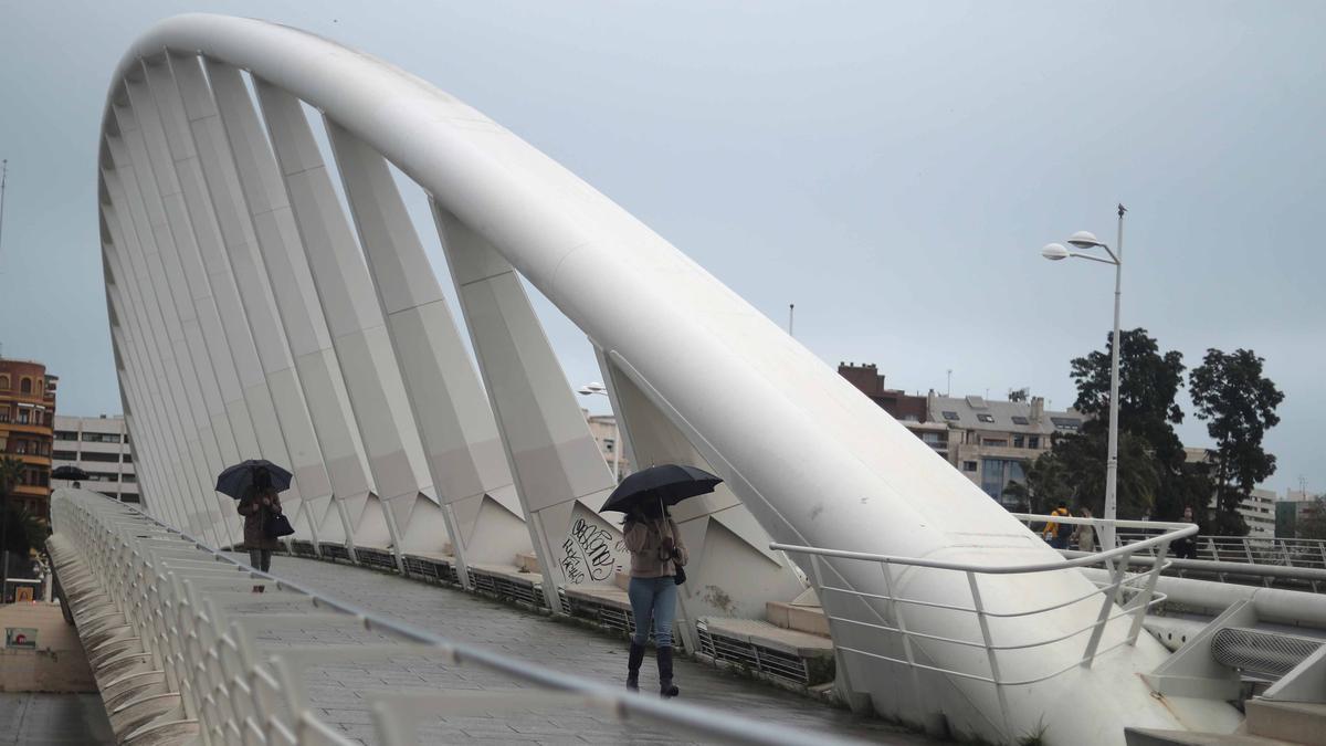 Lluvia en Valencia durante toda esta semana que empieza.