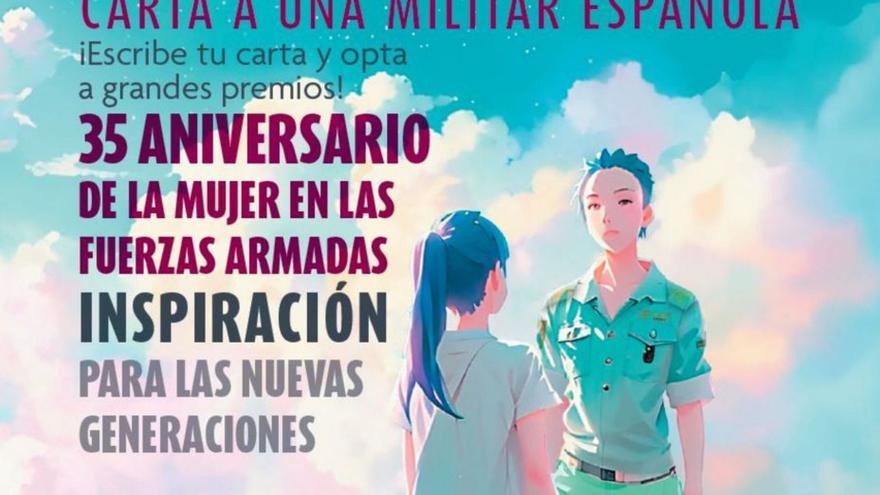 Convocado el XI concurso literario escolar ‘Carta a una Militar Española’