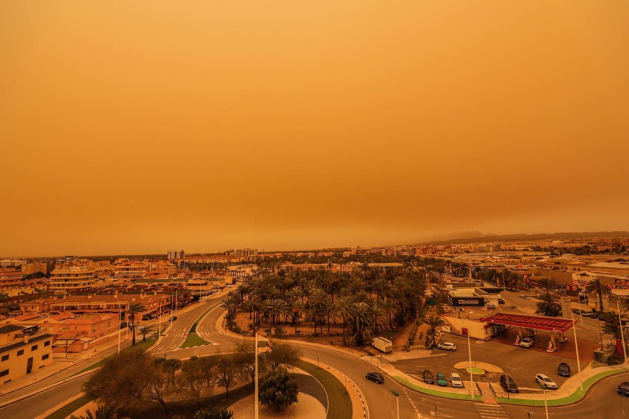 Polvo sahariano sobre Elche