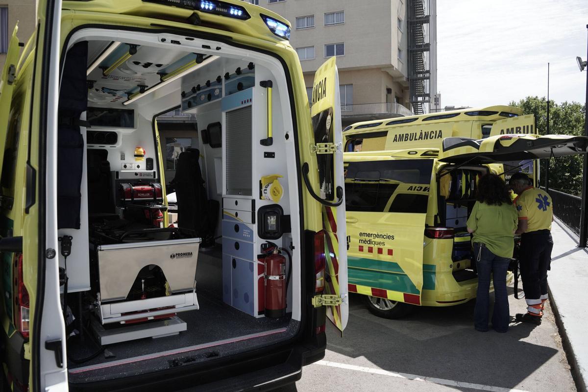 Presentació dels nous models d'ambulàncies a Manresa