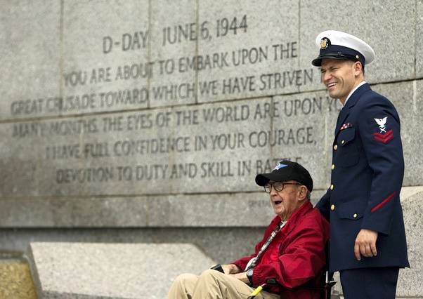 Los veteranos del desembarco de Normandía