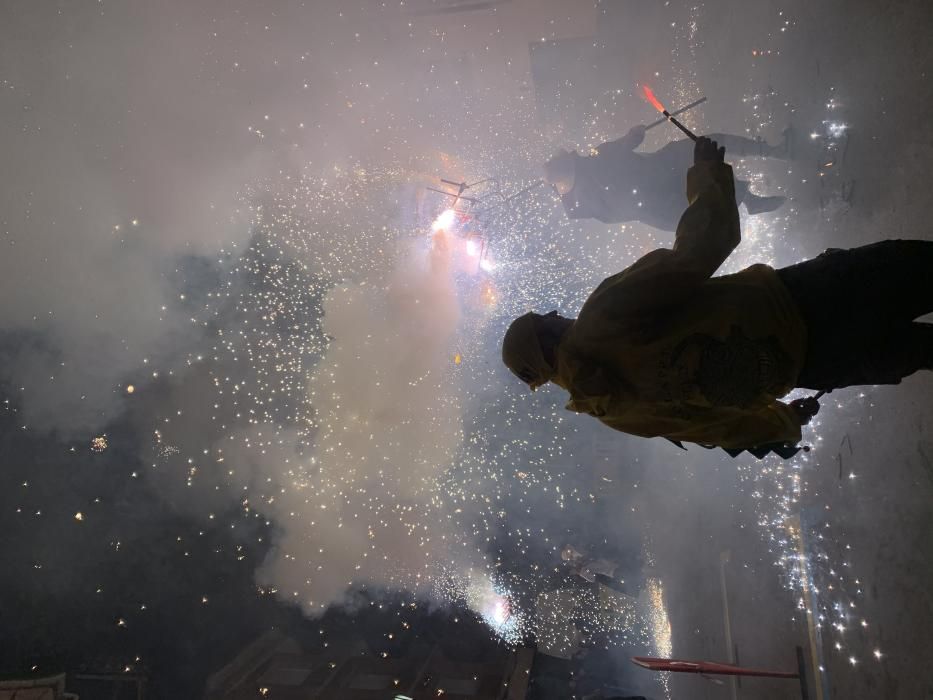 La mostra de foc del carnaval de Sallent