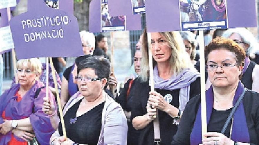 Una de las últimas movilizaciones en Valencia.