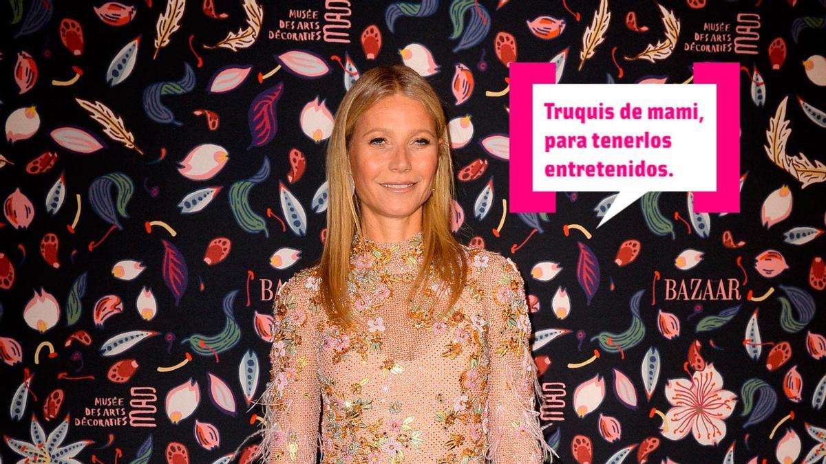 Gwyneth Paltrow posando en un photocall
