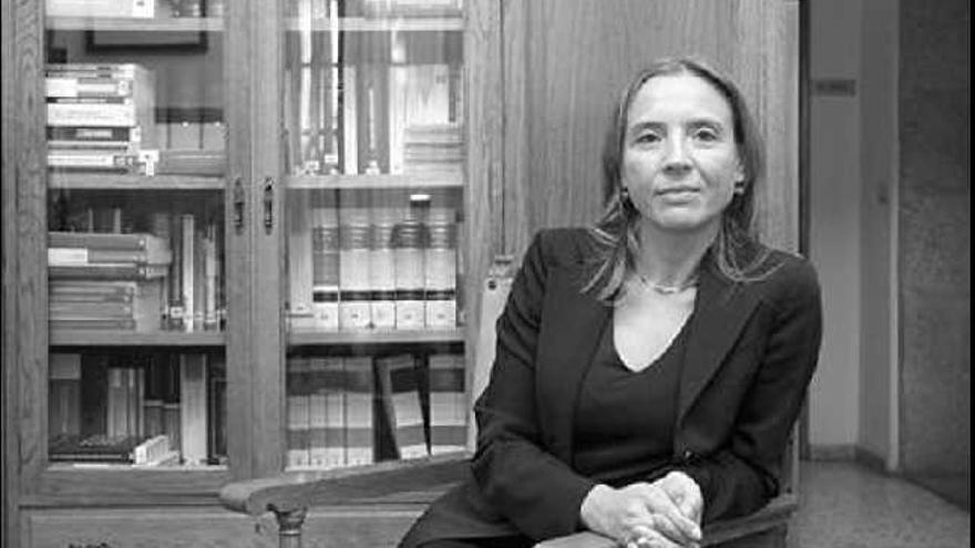 María del Carmen García Campos, jueza decana de los Juzgados de Instrucción de Tui. / rafa estévez