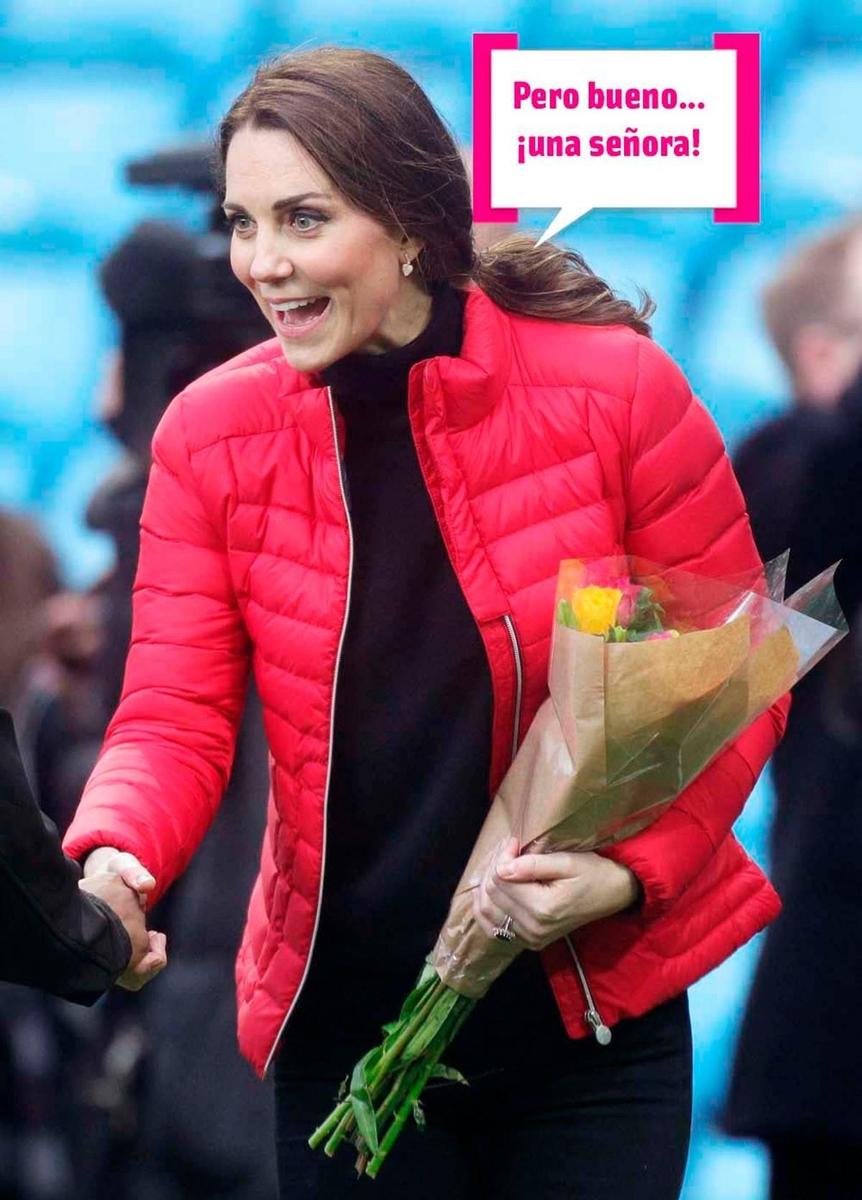 La sorpresa continua, interpretada por Kate Middleton