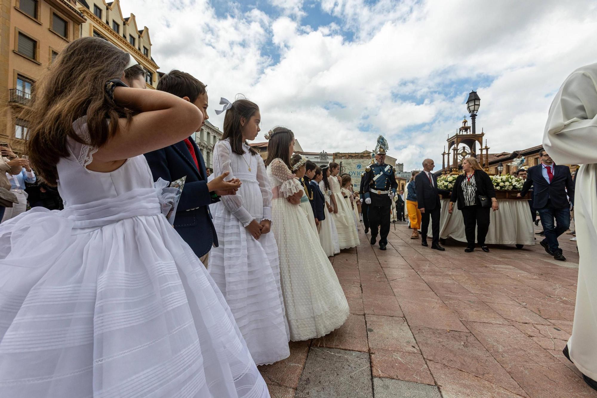 Celebración del Corpus en la Catedral de Oviedo