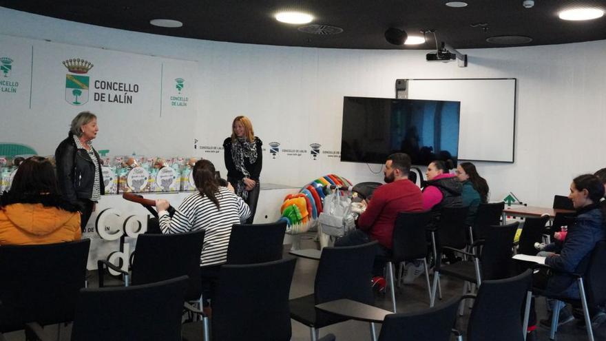 El Concello de Lalín obsequia a 9 familias con cestas natalicias