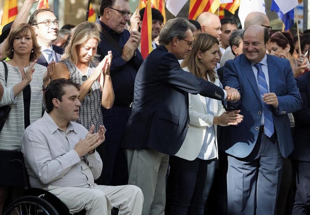 La Diada de l'11 de setembre a Catalunya