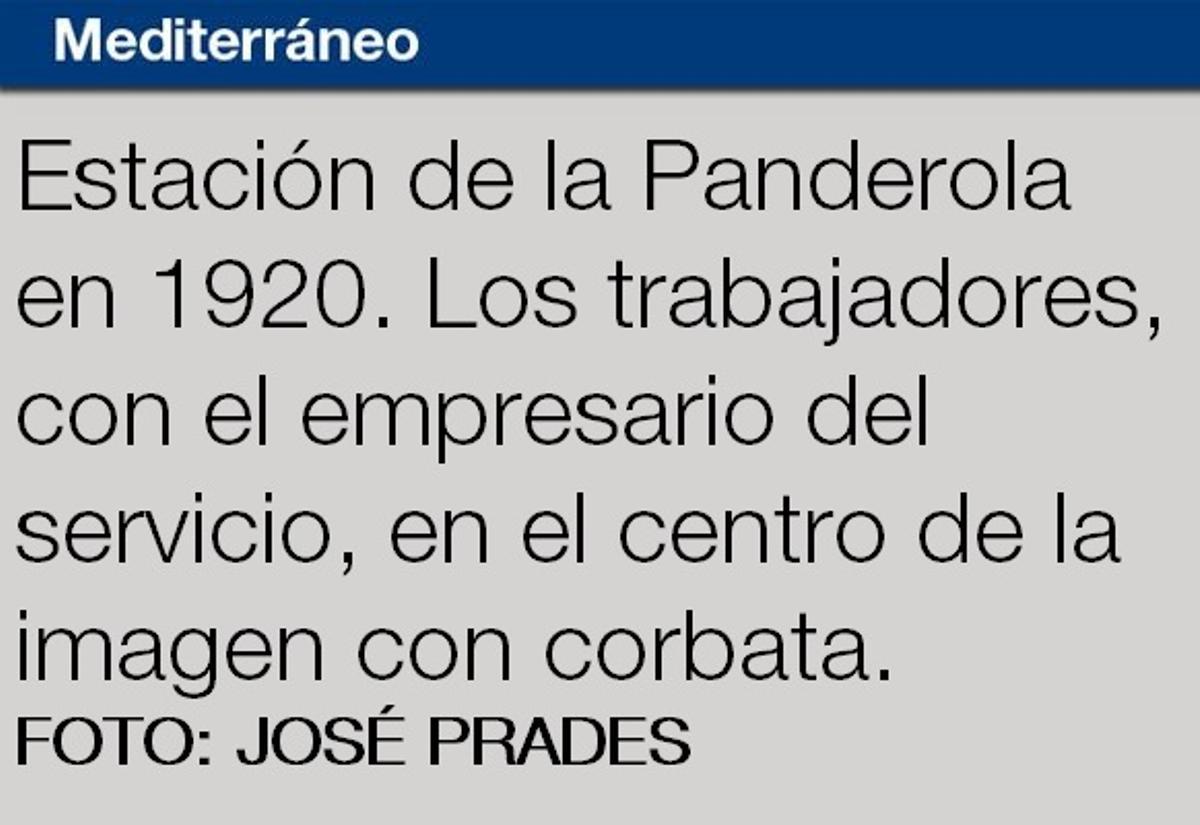 La historia de La Panderola, el tren que 'volaba' en Castellón