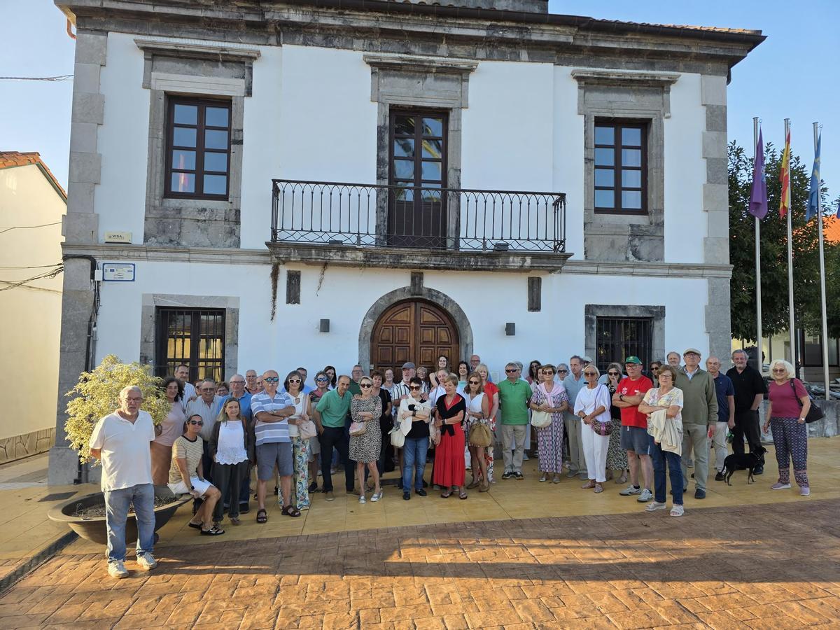 Asistentes a la concentración de Soto del Barco.