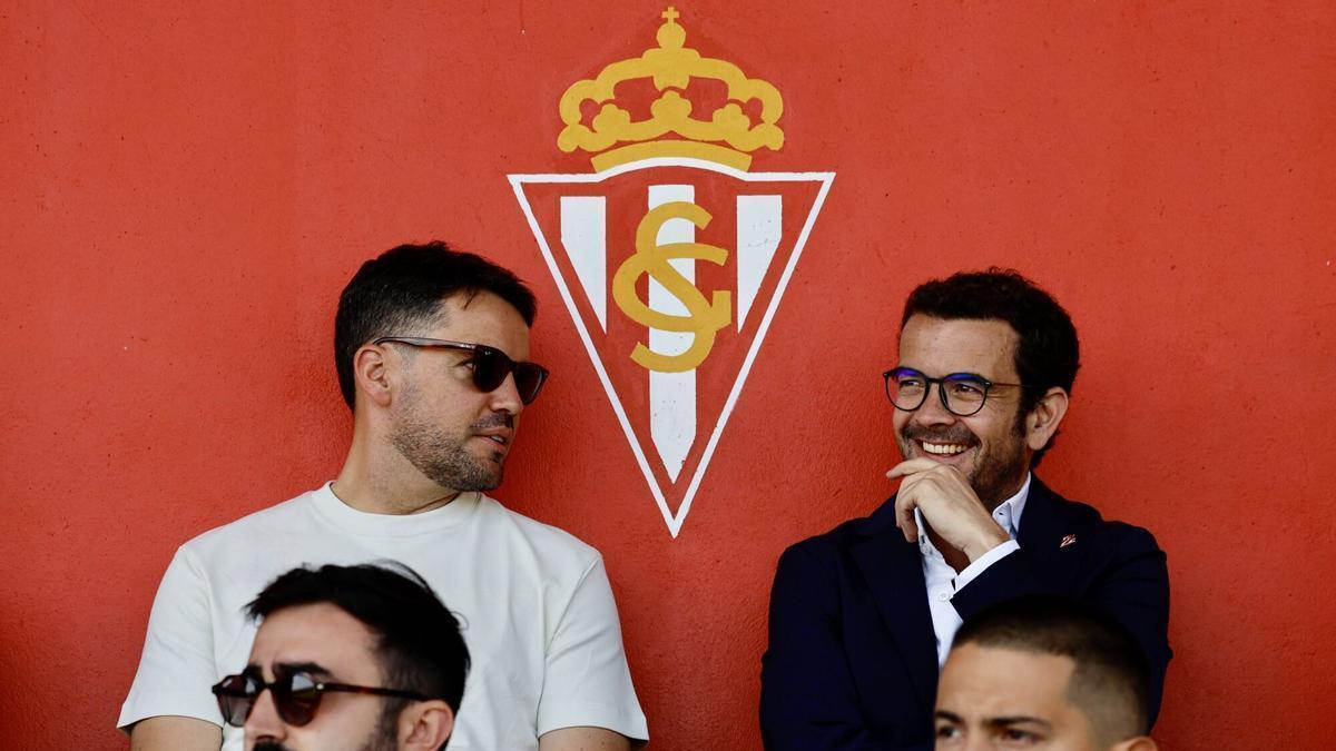 Nicolás Larcamón y José Riestra.
