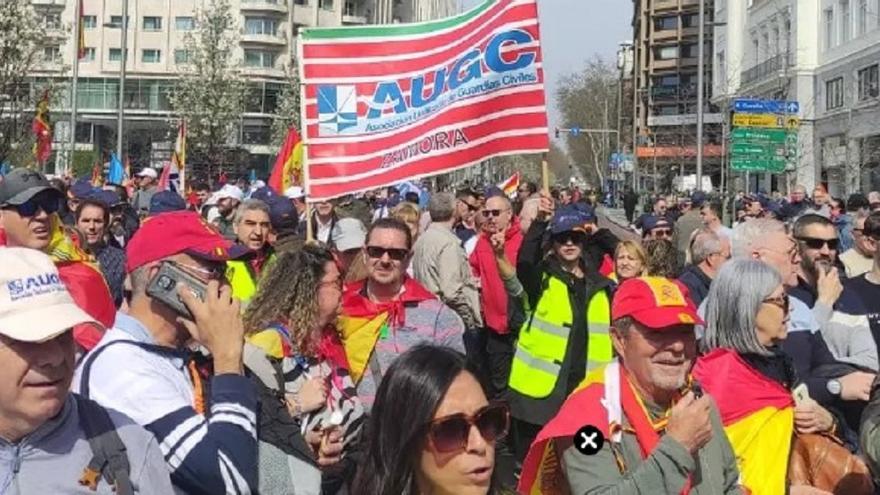 VÍDEO | La Guardia Civil de Zamora en la manifestación de Madrid