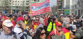 Guardias Civiles de Zamora, en la gran manifestación de Madrid