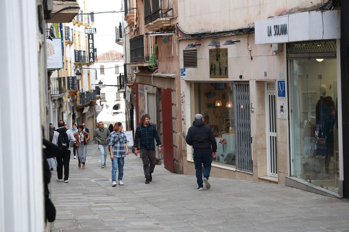 Galería | Este es el estado actual de las calles comerciales del centro de Cáceres