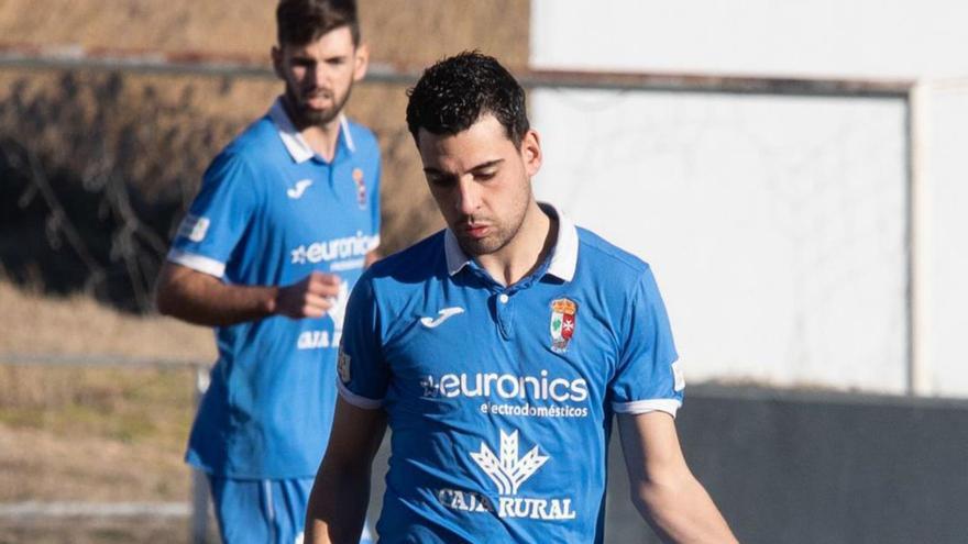 Raúl Álvarez, durante un partido en Los Barreros. | A. B.