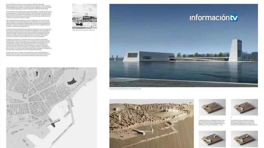 El futuro Palacio de Congresos de Alicante: un &quot;macizo&quot; inspirado en el antiguo baluarte de San Carlos