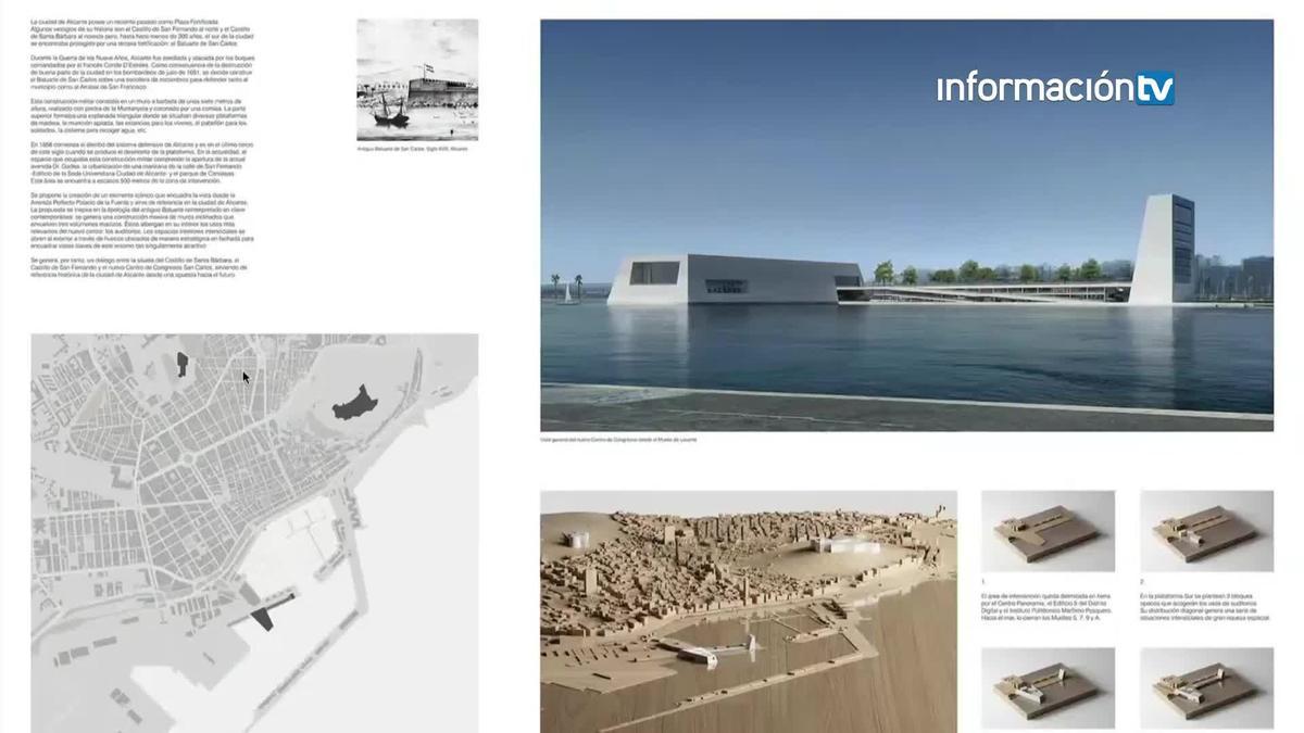 “San Carlos” da nombre al anteproyecto que dará forma al futuro Palacio de Congresos de Alicante