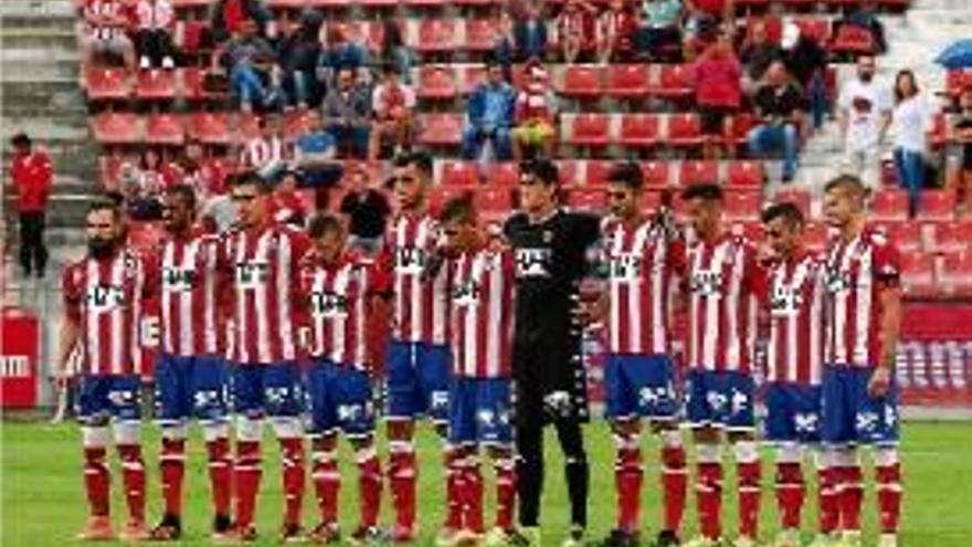 Un onze titular del Girona d&#039;aquesta temporada a la lliga.