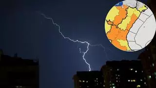 Aemet eleva la alerta por lluvias en Castellón para este miércoles: hasta 40 mm en una hora y tormentas con granizo