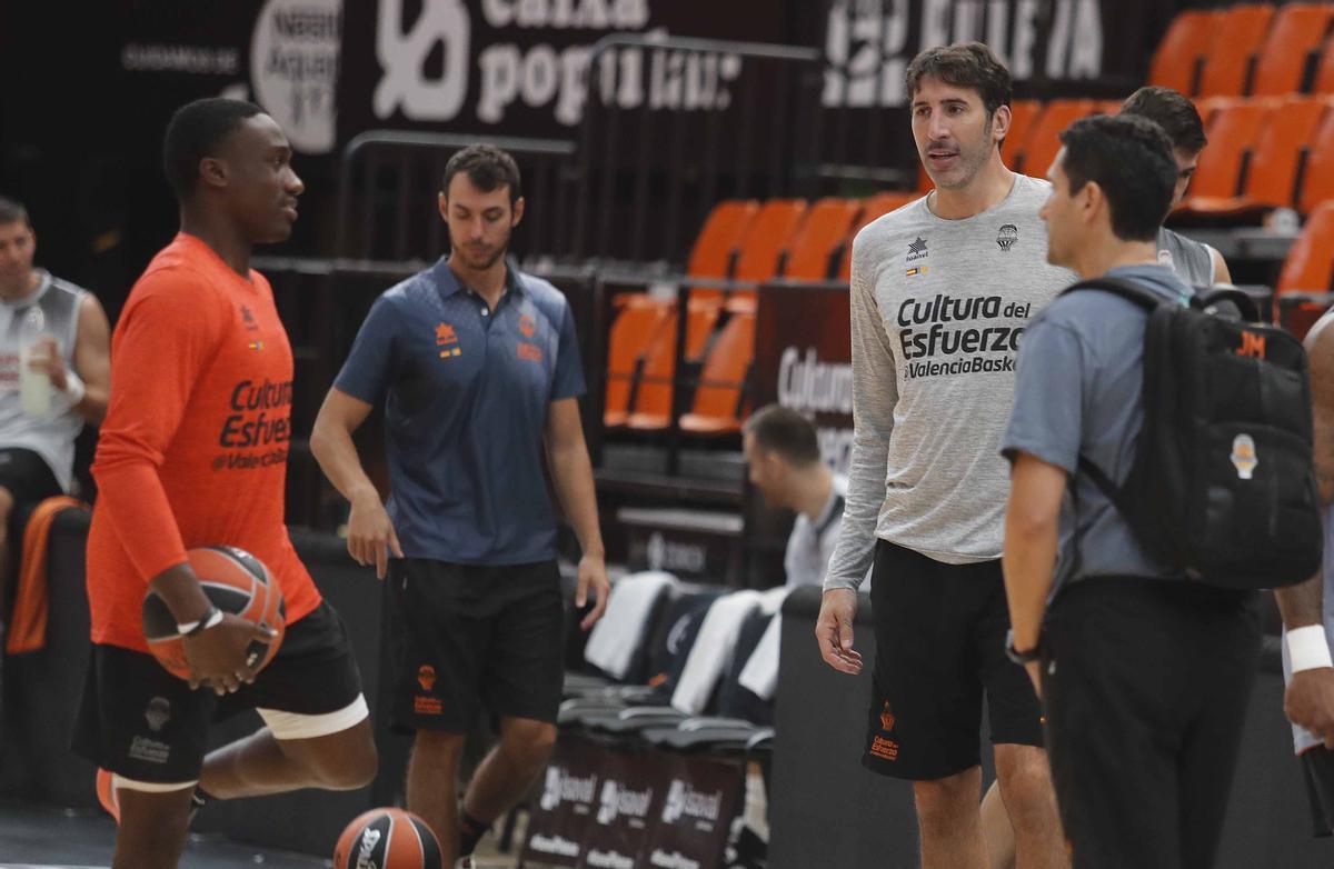 Así fue la sesión de entrenamiento para Valencia Basket