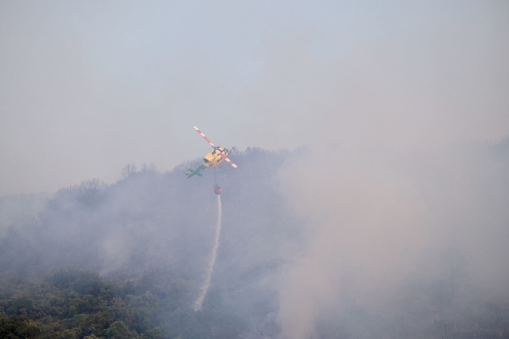 Declarado un incendio en la Sierra de Mijas