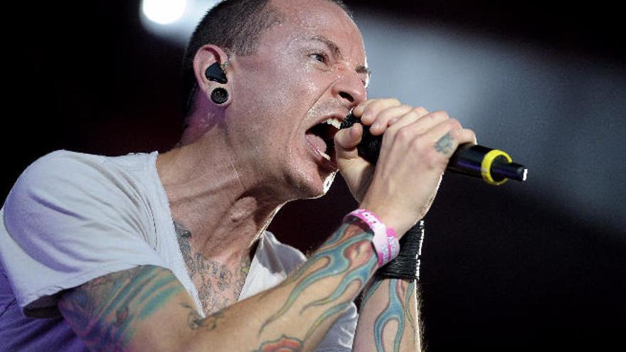 Chester Bennington, en 2012.