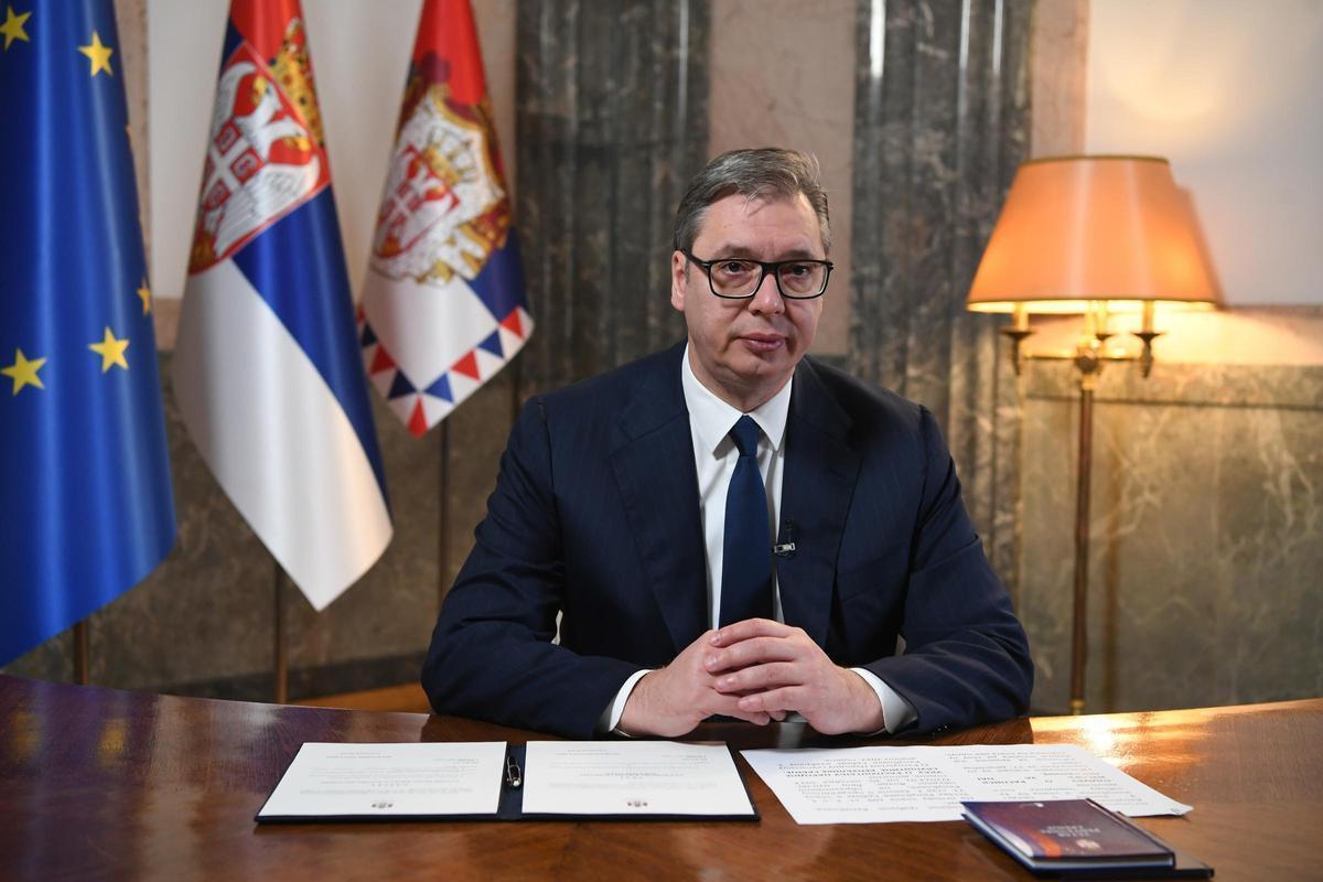 El presidente serbio, Aleksandar Vucic.