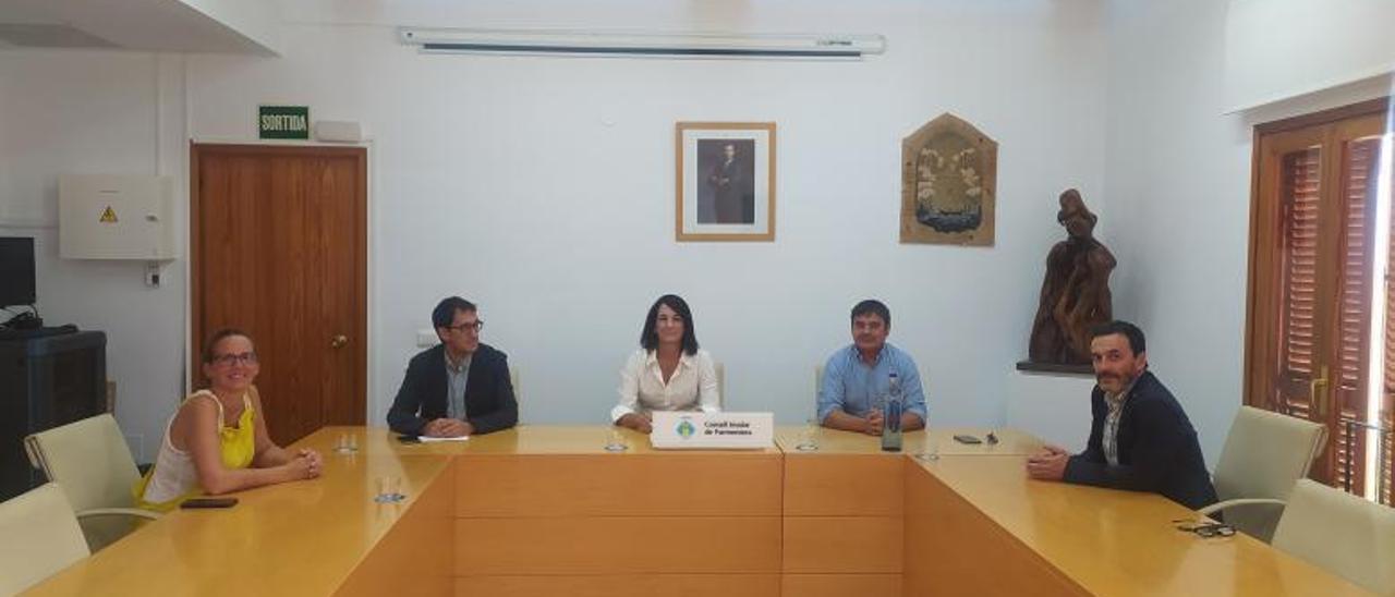 Un momento de la presentación del presupuesto de la CAIB ayer en Formentera