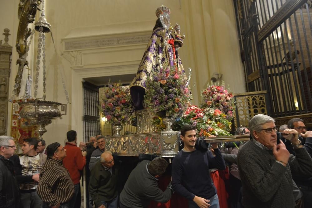 La Fuensanta llega a la Catedral