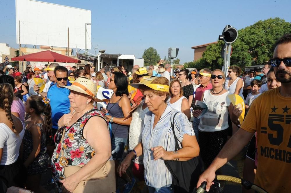 Romería de la Virgen de la Fuensanta: Paso por San