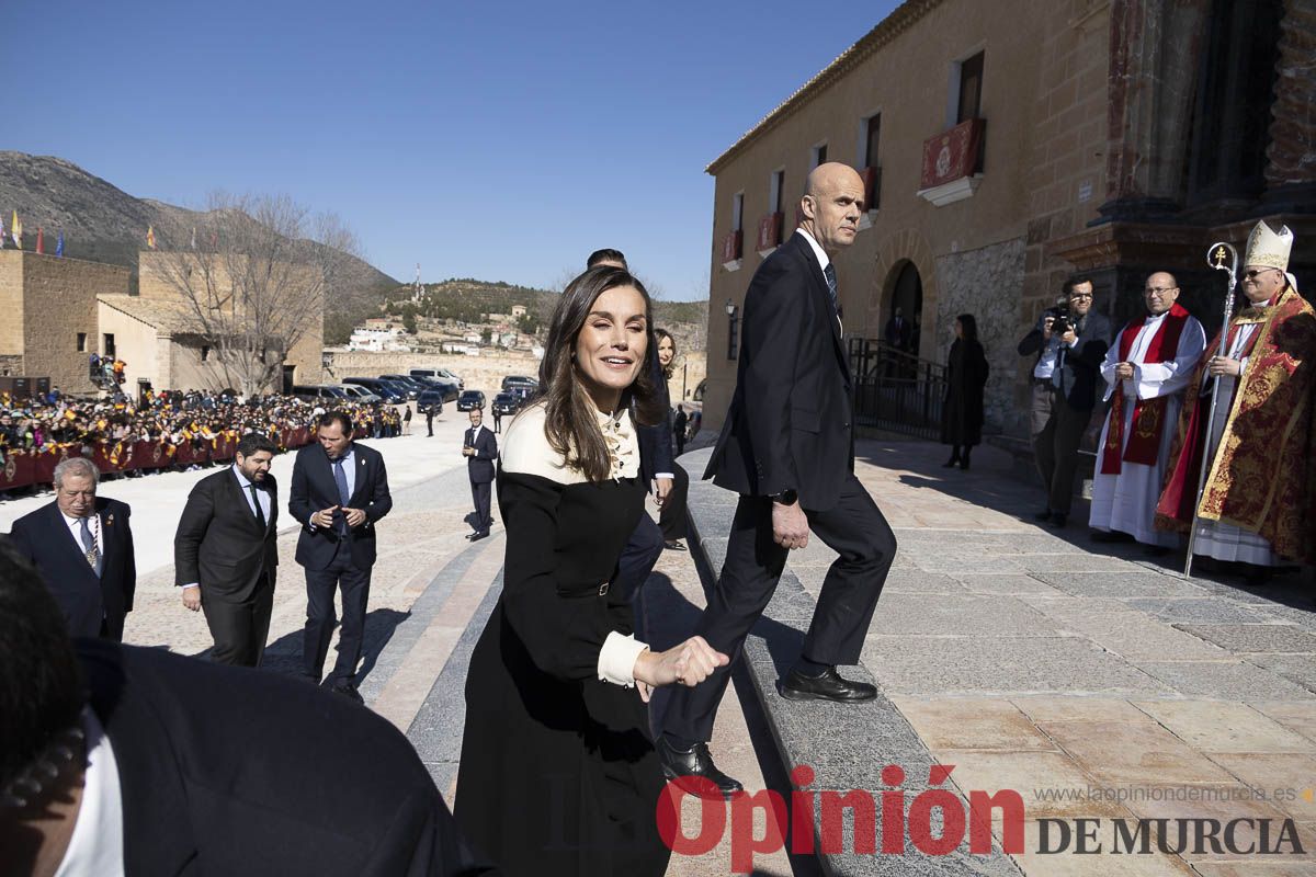 Visita de los reyes de España a Caravaca (explanada de la Basílica)