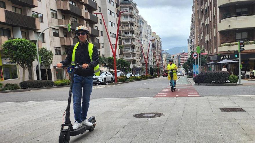 La mitad de las multas a conductores de patinetes en Vigo son por no llevar casco y circular sin seguro