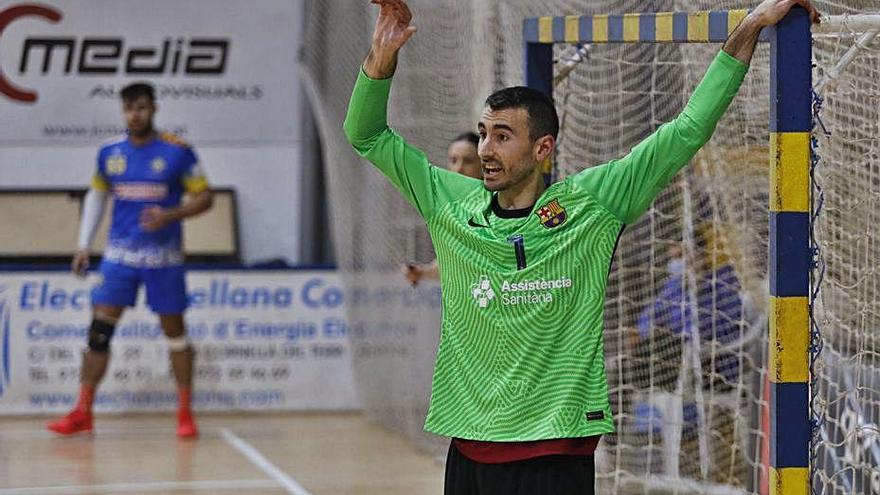 El Sarrià s&#039;estavella contra el porter gironí del Barça B Jordi González