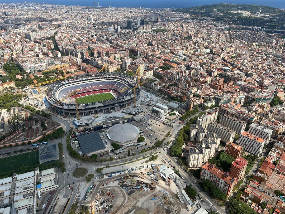 El Spotify Camp Nou sigue tomando forma entre la incertidumbre
