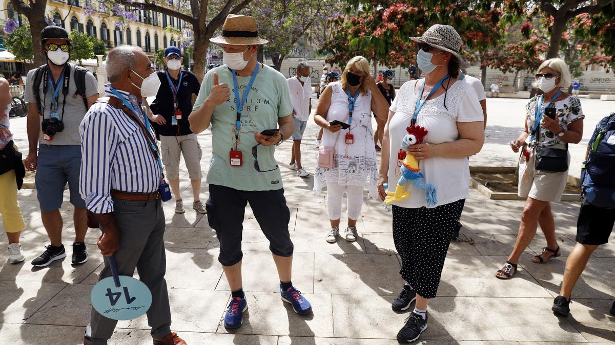 Llegada del primer crucero a Málaga tras el inicio de la pandemia