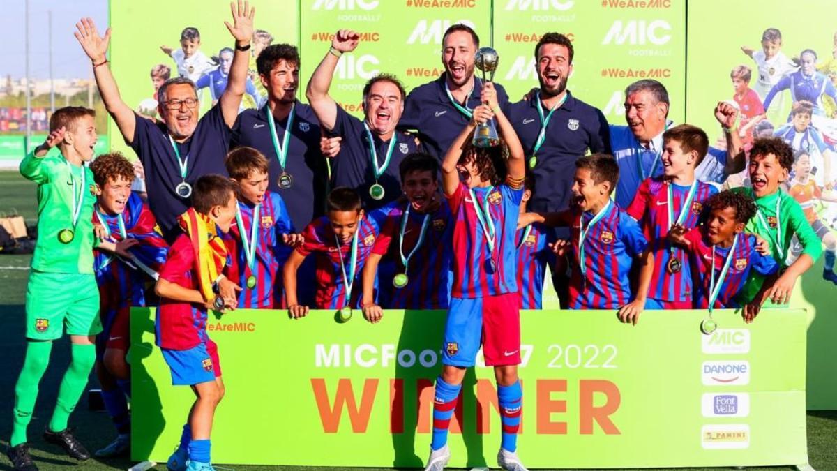 Alegría barcelonista en el MICFootball7