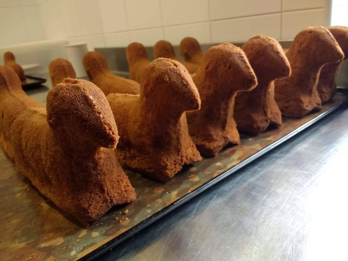 Elaboración de los dulces.