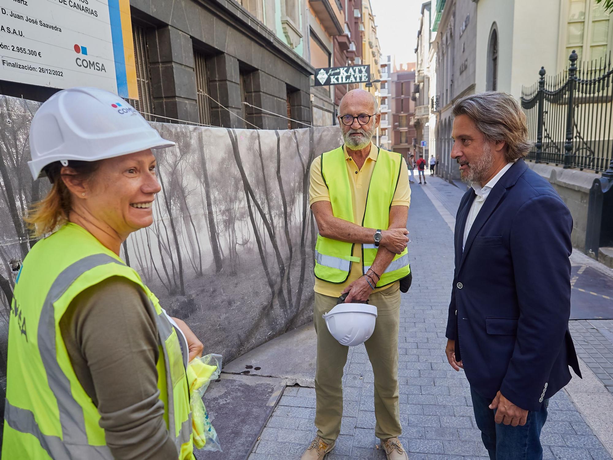 Obras de rehabilitación del edificio de servicios administrativos del Parlamento de Canarias