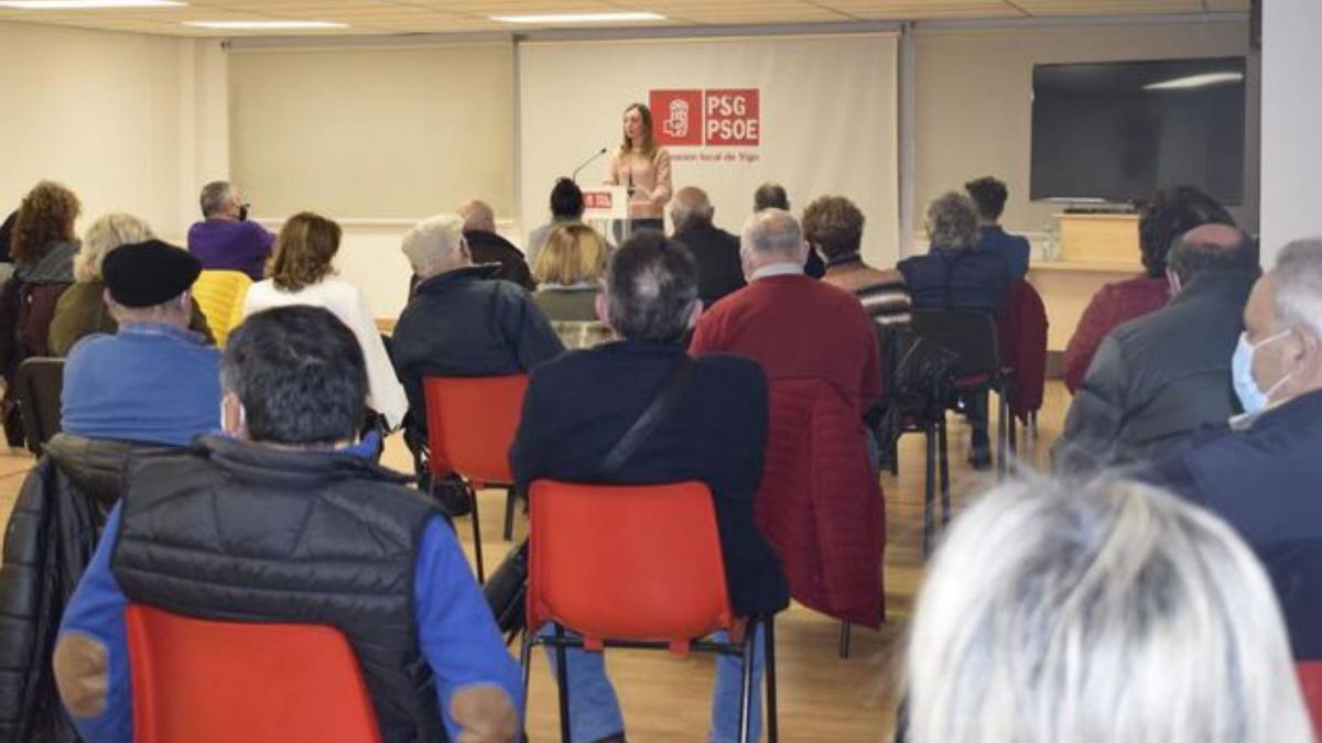 Paloma Castro, ayer en Vigo.