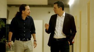 Pedro Sánchez y Pablo Iglesias, guiños con recelo