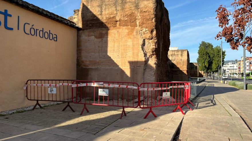 Urbanismo aclara que la muralla del Marrubial de Córdoba no ha sufrido daño