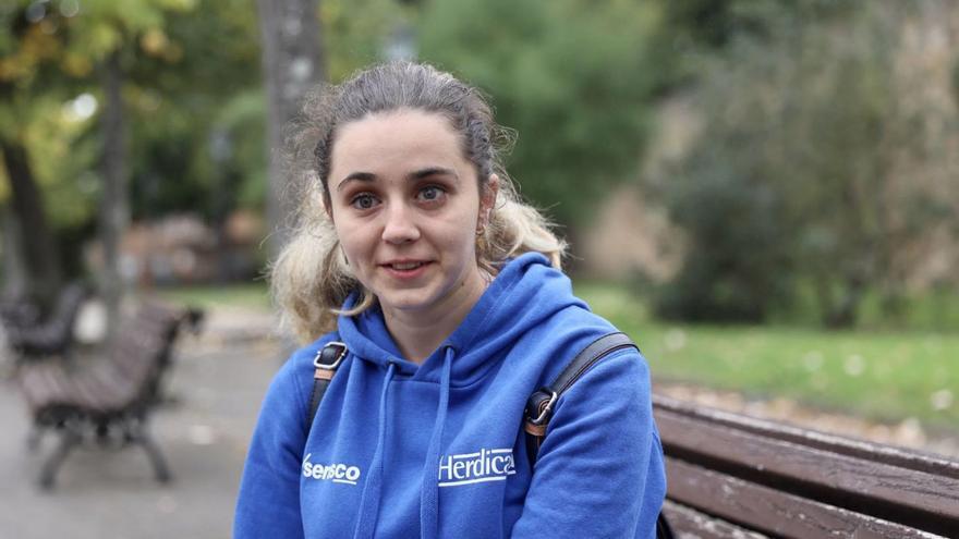 Carmen López, en Oviedo. |