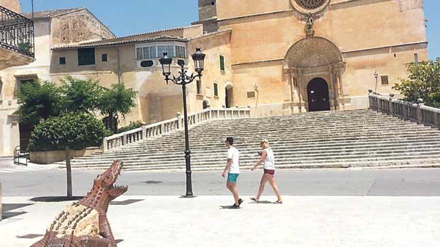 Zona de la emblemática parroquia de Sant Miquel de Felanitx.