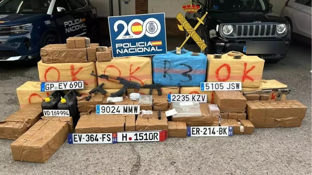 Desarticulada una red criminal dedicada al transporte de drogas hasta países europeos