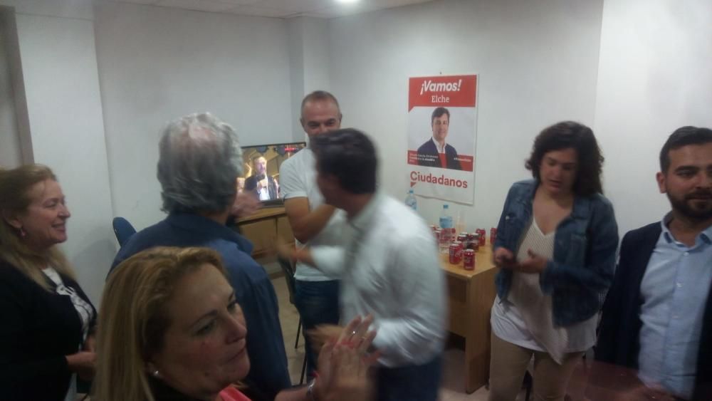 Noche electoral de Ciudadanos Elche