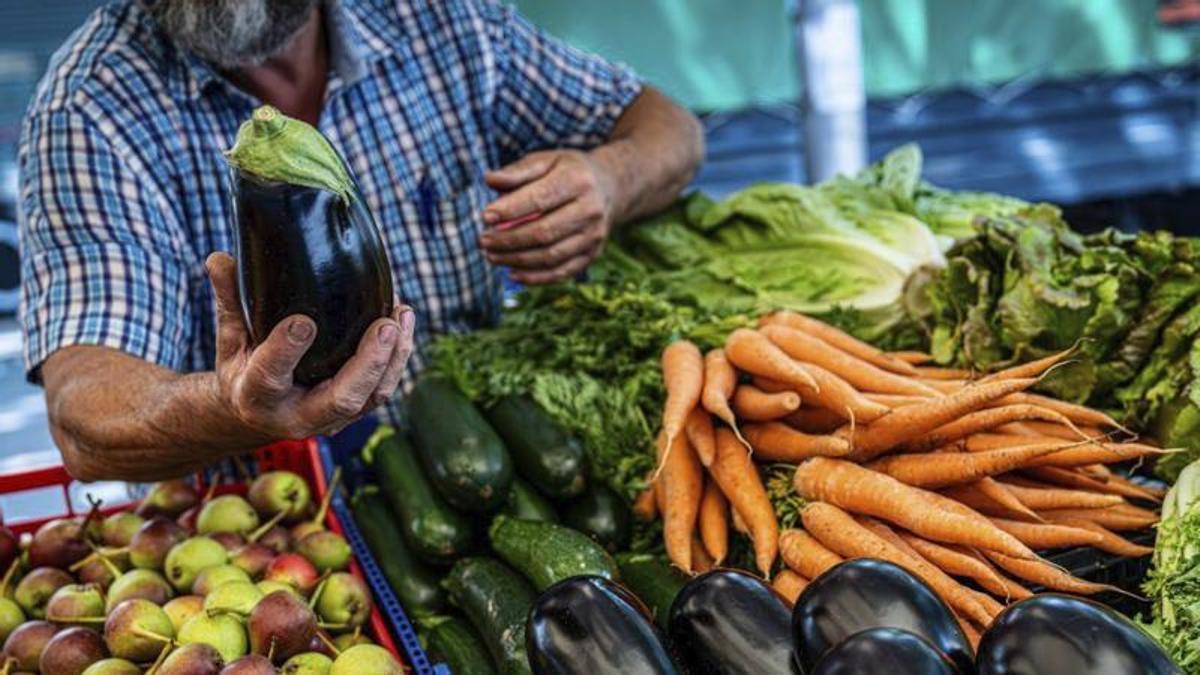 Parada de verdura de proximitat a Sant Boi de Llobregat. | MANU MITRU