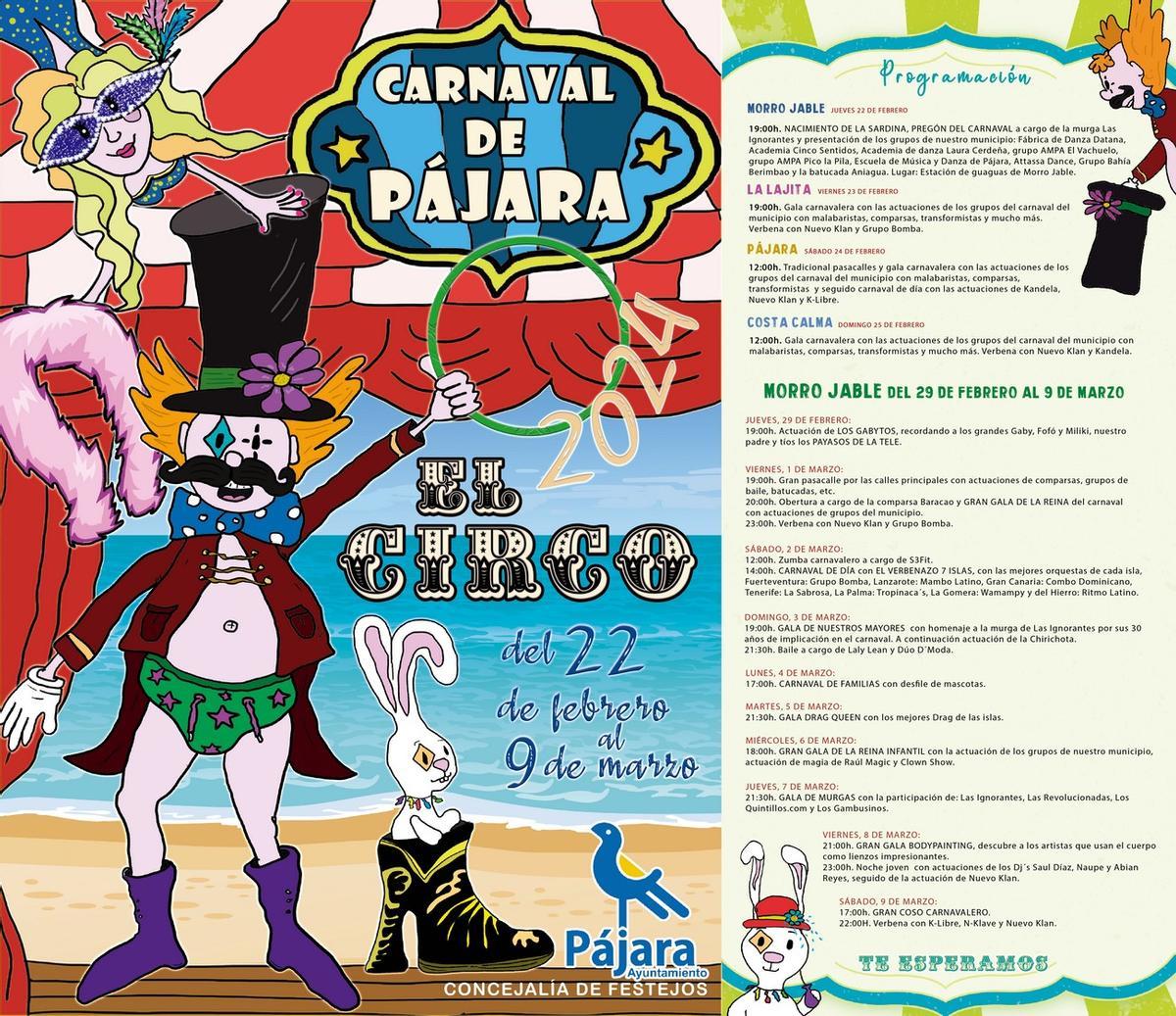El Ayuntamiento de Pájara da comienzo a su Carnaval 2024 en todo el municipio.